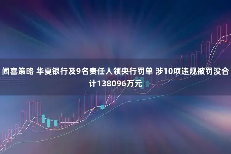 闻喜策略 华夏银行及9名责任人领央行罚单 涉10项违规被罚没合计138096万元